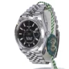 Rolex Sky Dweller Black Dial 18K White Gold Bezel Steel Jubilee Men's Watch 3100034