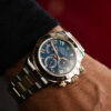 Rolex Daytona Steel Yellow Gold Blue Racing Dial Mens Watch 116523