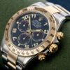 Rolex Daytona Steel Yellow Gold Blue Racing Dial Mens Watch 116523