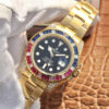 Rolex Submariner Golden Blue / Red Diamond Black Dial 40mm