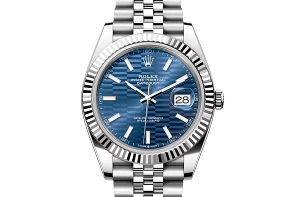 Rolex Datejust M126334-0002 Oyster, 41 mm, Oystersteel and White Gold