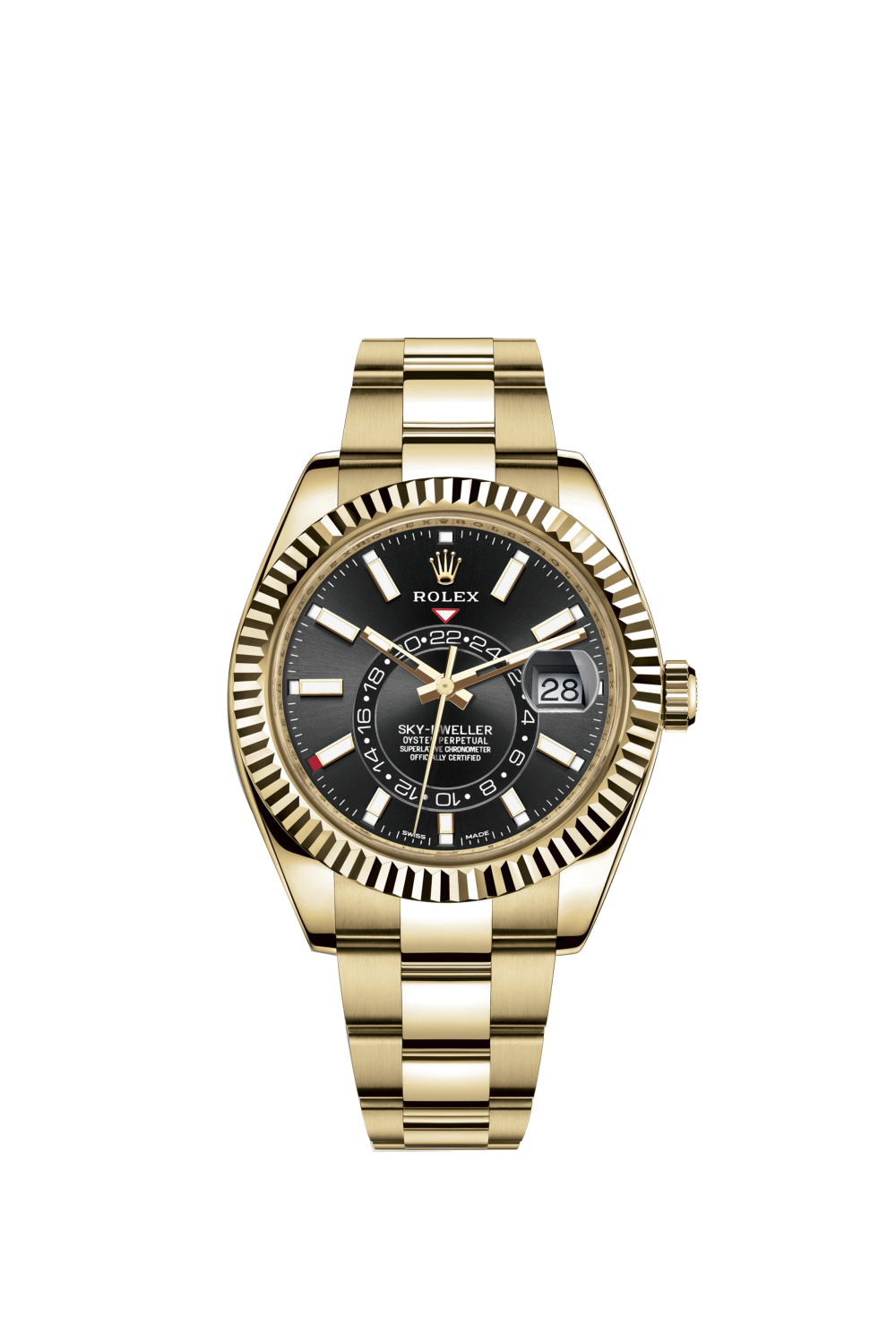 Rolex Sky-Dweller 42mm, 18k Yellow Gold, Ref# 326938-0004