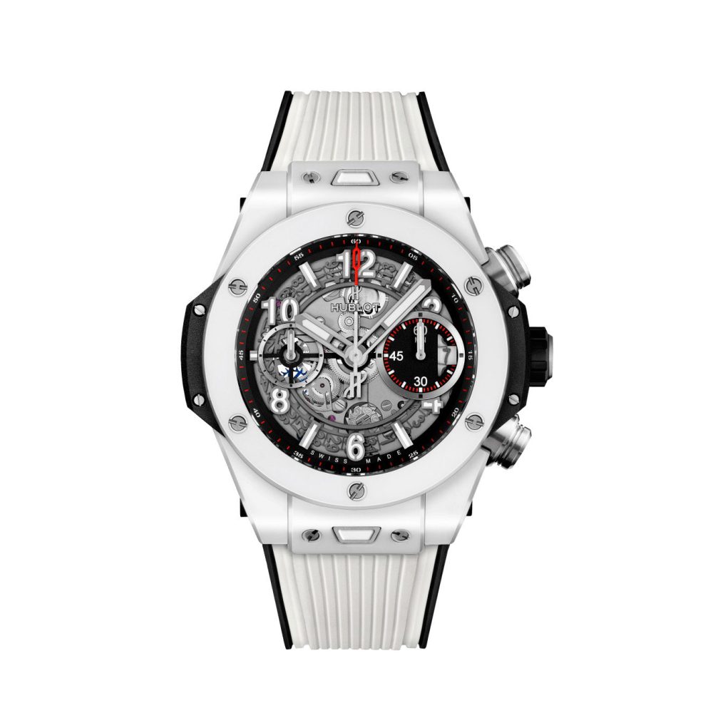 Hublot Big Bang Unico White ceramic, 42mm, Ref# 441.HX.1170.RX