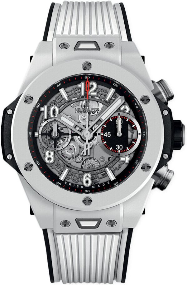 Hublot Big Bang Unico White ceramic, 42mm, Ref# 441.HX.1170.RX