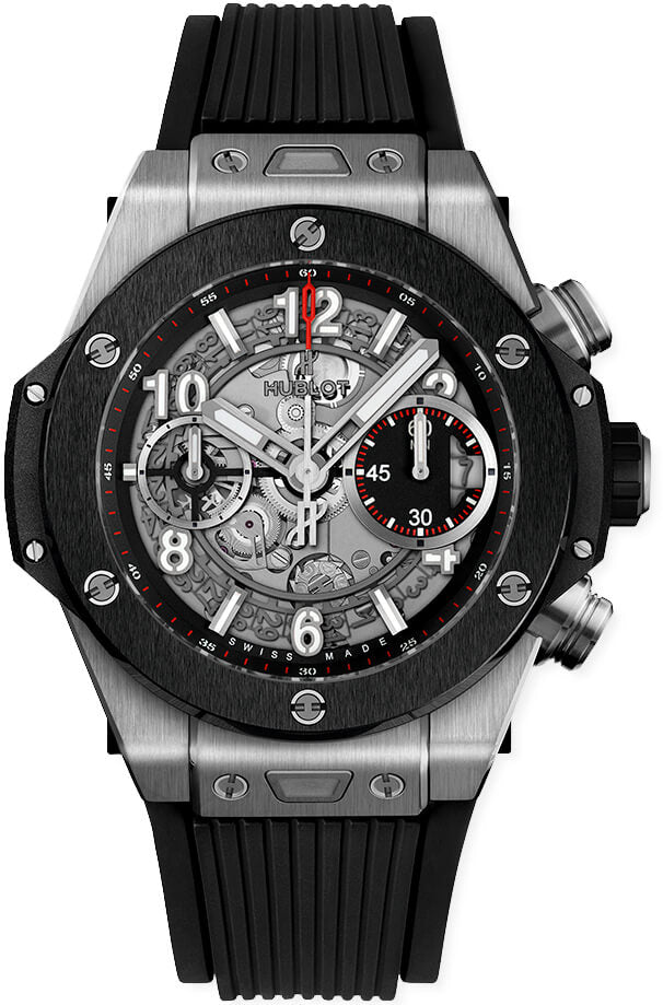 Hublot Big Bang, Unico Titanium ceramic, 42mm, Ref# 441.NM.1170.RX