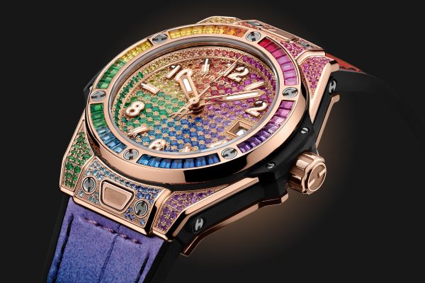 Hublot Big Bang ONE CLICK KING GOLD RAINBOW Ref# 485.OX.9900.LR.0999