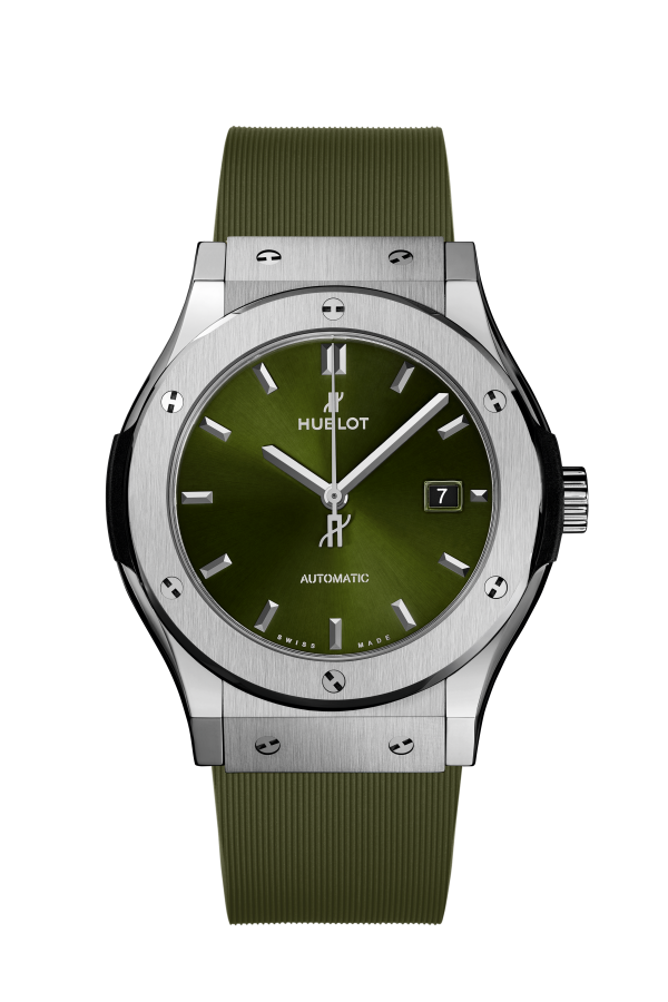 Hublot Classic Fusion Titanium Green Ref# 542.NX.8970.RX