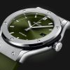 Hublot Classic Fusion Titanium Green Ref# 542.NX.8970.RX