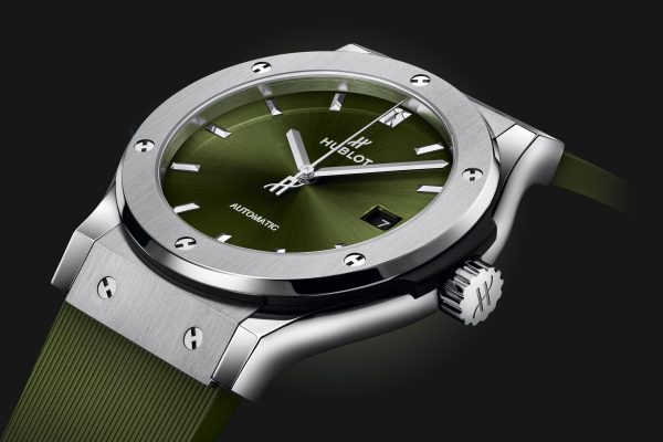 Hublot Classic Fusion Titanium Green Ref# 542.NX.8970.RX