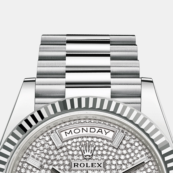 Rolex Day-Date, 40mm, Platinum, Ref# 228236-0009