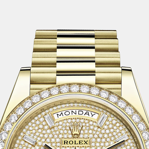 Rolex Day-Date, 40mm, 18k Yellow Gold and Diamonds, Ref# 228348rbr-0037