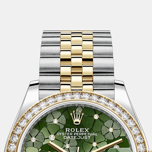 Rolex Datejust 31mm, Oystersteel and 18k Yellow Gold with Diamonds, Ref# 278383rbr-0032