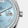 Rolex Day-Date, 36mm, Platinum and Diamonds, Ref# 128396tbr-0002