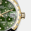 Rolex Datejust 31mm, Oystersteel and 18k Yellow Gold with Diamonds, Ref# 278343rbr-0031