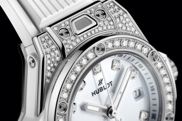 Hublot Big Bang ONE CLICK STEEL WHITE PAVÉ Ref# 485.SE.2210.RW.1604