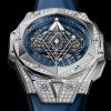 Hublot Big Bang SANG BLEU II TITANIUM BLUE PAVÉ Ref# 418.NX.5107.RX.1604.MXM20