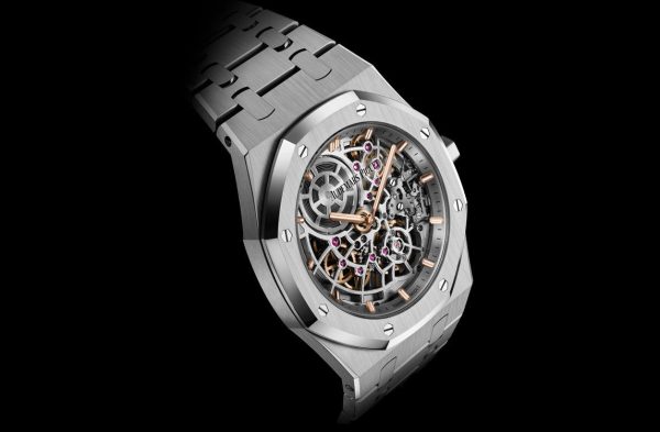 Audemars Piguet Royal Oak "JUMBO" EXTRA-THIN OPENWORKED "50TH ANNIVERSARY" Ref# 16204ST.OO.1240ST.01