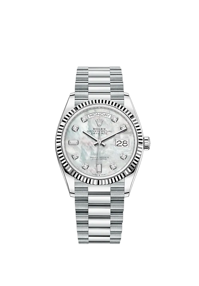 Rolex Day-Date, 36mm, Platinum, Ref# 128236-0002