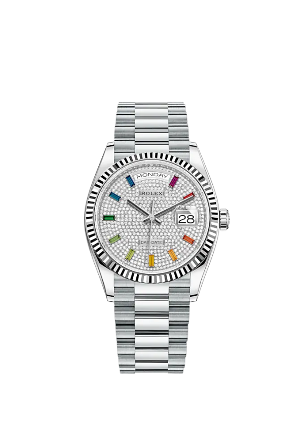 Rolex Day-Date, 36mm, Platinum, Ref# 128236-0003