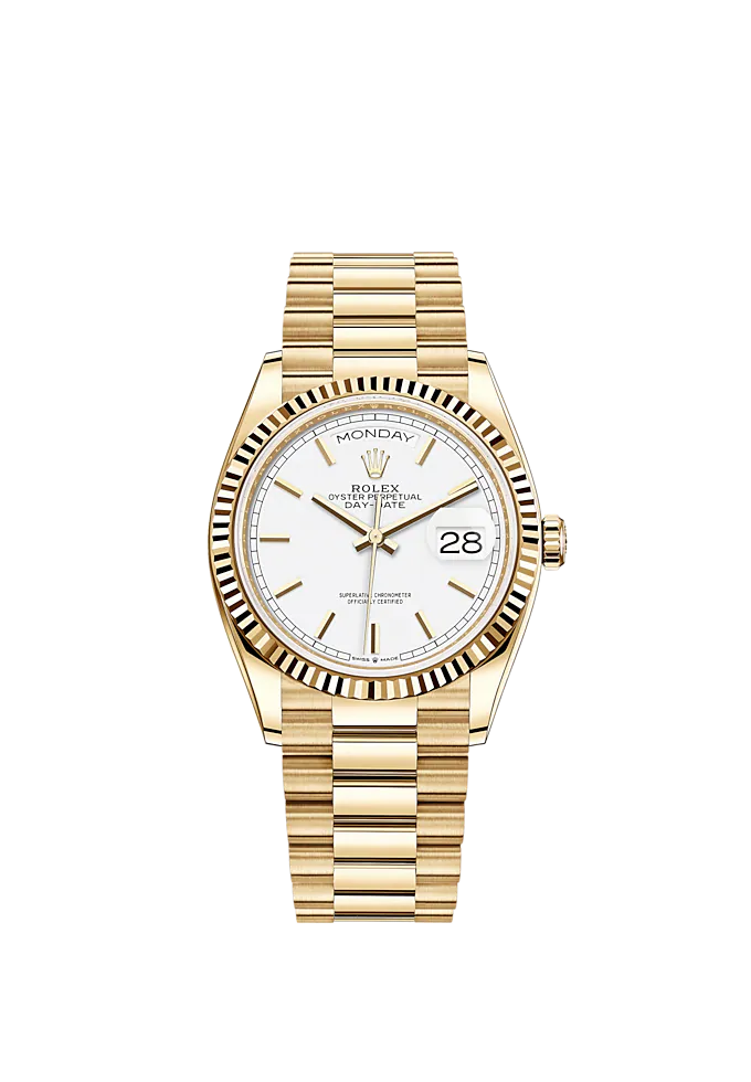 Rolex Day-Date, 36mm, 18k Yellow Gold, Ref# 128238-0081