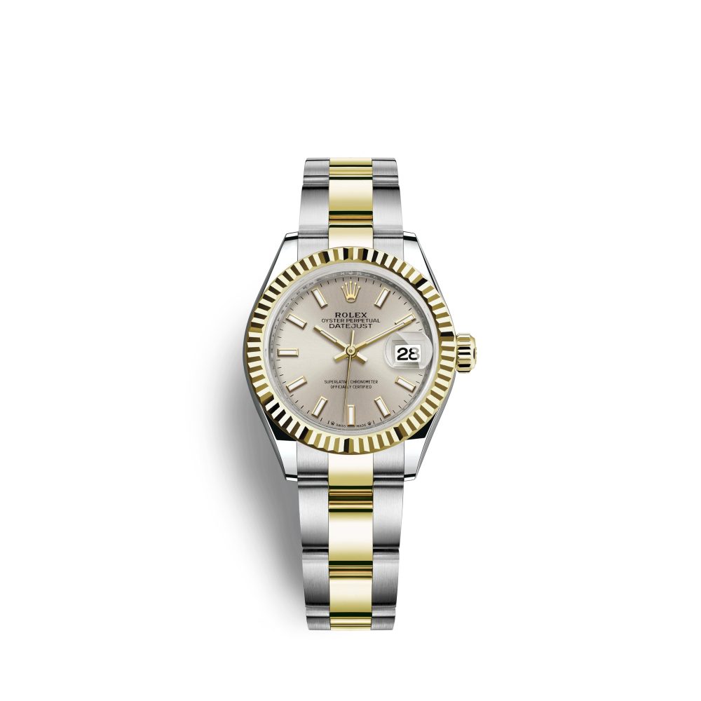 Rolex Lady-Datejust 28, Oystersteel and 18k Yellow Gold, Ref# 279173-0020