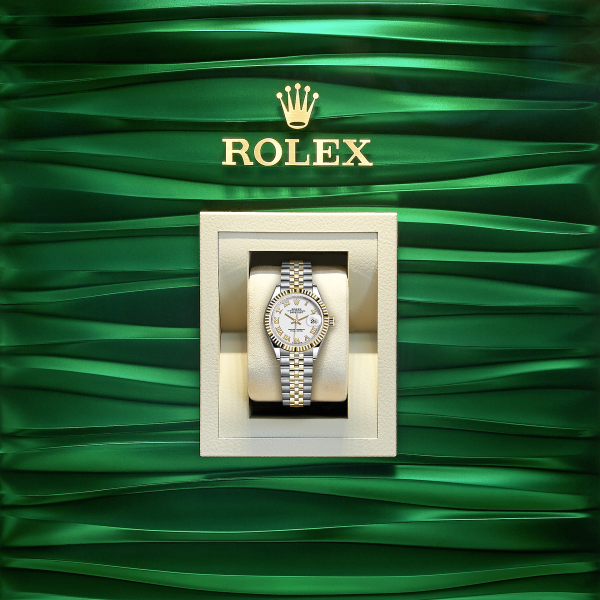 Rolex Lady-Datejust 28, Oystersteel and 18k Yellow Gold, Ref# 279173-0023