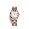 Rolex Lady-Datejust 28, 18k Everose Gold, Ref# 279175-0021