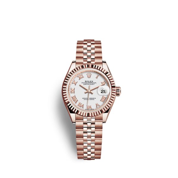 Rolex Lady-Datejust 28, 18k Everose Gold, Ref# 279175-0022