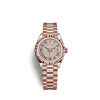 Rolex Lady-Datejust 28, 18k Everose Gold, Ref# 279175-0023