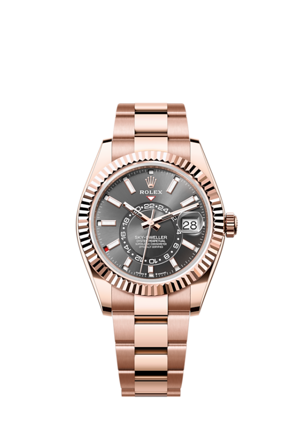 Rolex Sky-Dweller, 42mm, 18k Everose Gold, Ref# 336935-0004