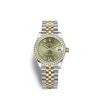 Rolex Datejust 31, Oystersteel, 18kt Yellow Gold and diamonds, Ref# 278383RBR-0016