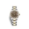 Rolex Datejust 31, Oystersteel, 18kt Yellow Gold and diamonds, Ref# 278383RBR-0023