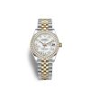 Rolex Datejust 31, Oystersteel, 18kt Yellow Gold and diamonds, Ref# 278383RBR-0028