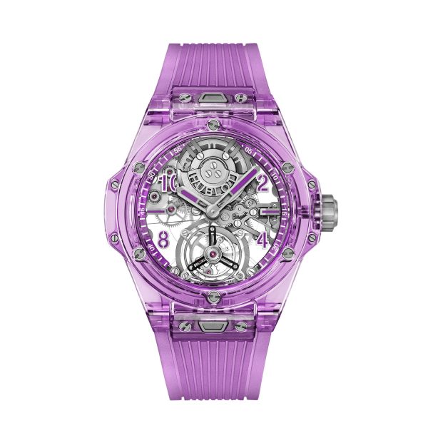 Hublot Big Bang TOURBILLON AUTOMATIC PURPLE SAPPHIRE Ref# 429.JM.0120.RT