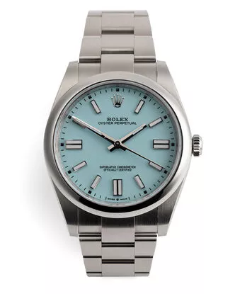 Rolex 124300 Oyster Perpetual 41 "Tiffany Blue" Brand New