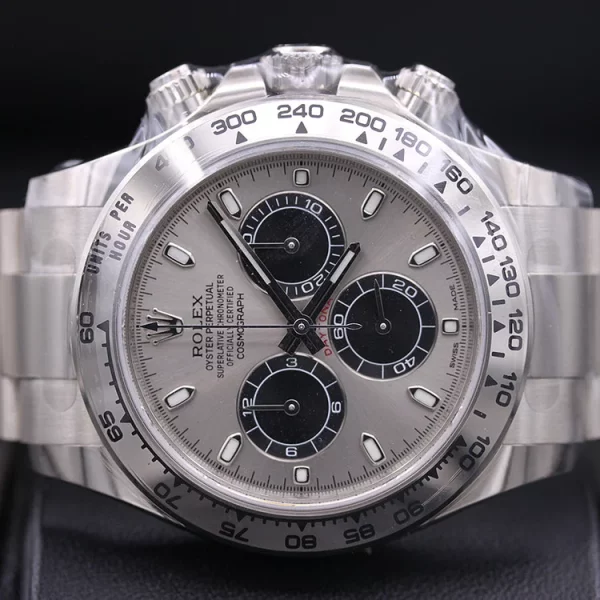 Rolex Daytona 40mm 116509 White Gold Steel Black Dial