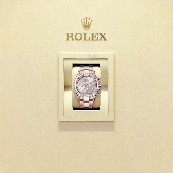 Rolex Cosmograph Daytona Oyster, 40 mm, Everose gold and diamondsReference 126595TBR