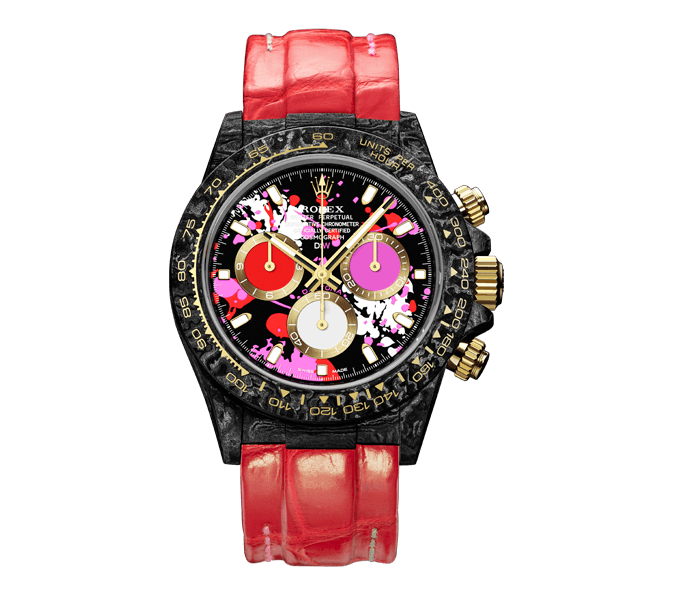 ROLEX Diw Daytona motley red 40mm oyster black