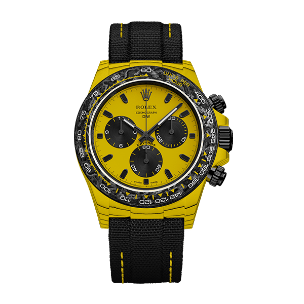 ROLEX Diw Daytona carbon bumblebee 40mm quartz fiber