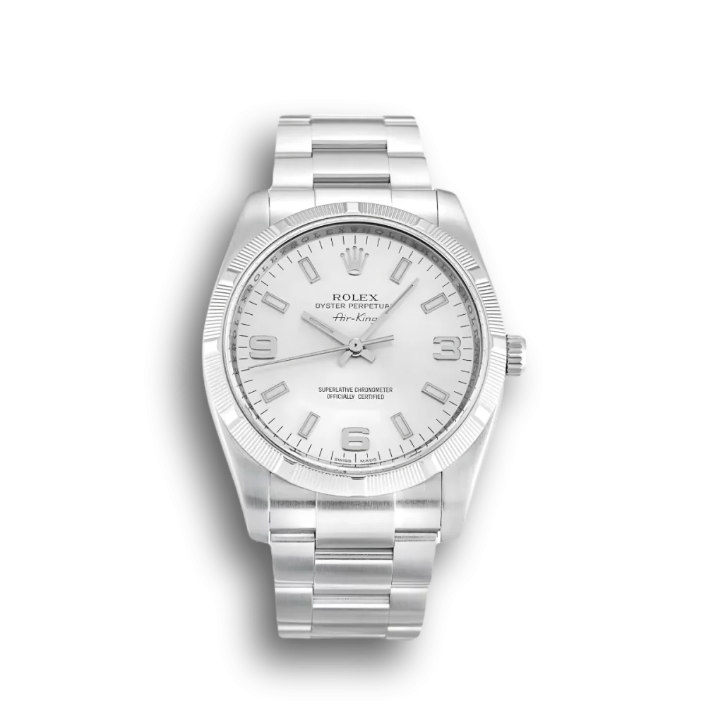 Rolex Air-King 34mm Dial Silver Ref.114210