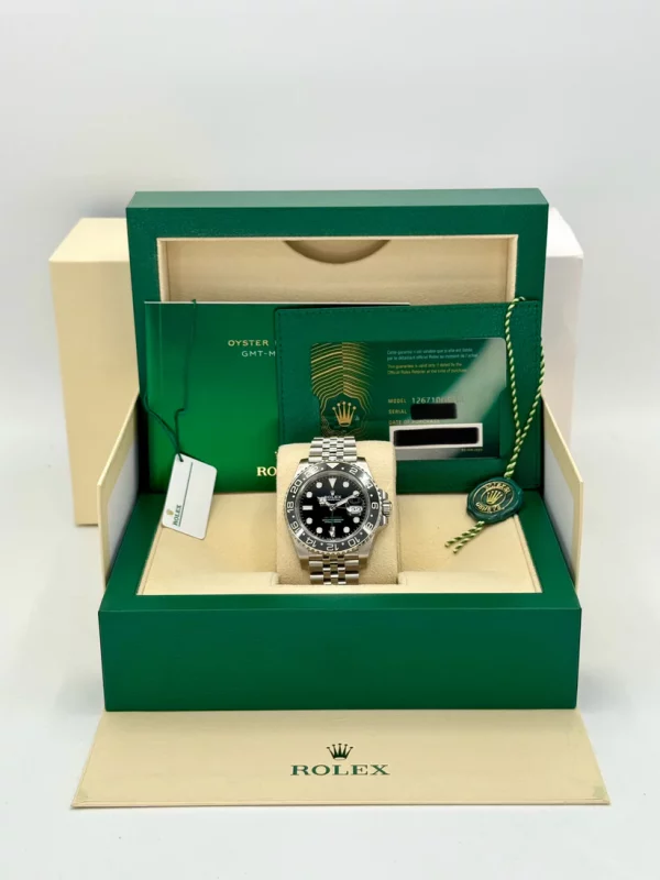 NEW 2024 Rolex GMT-Master II “Bruce Wayne” 40mm 126710GRNR Black Dial