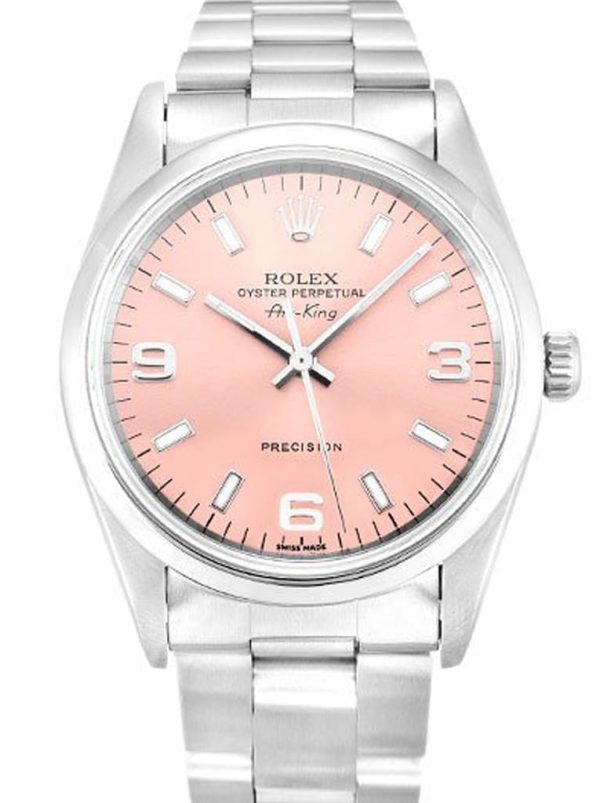 Rolex Air-King 34mm Dial Pink Ref.14000