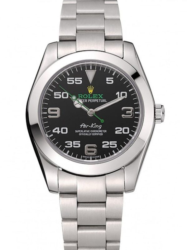 Rolex Air-King 38mm Dial Black Ref.1454020