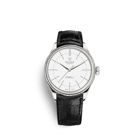 Rolex Cellini Time White Gold White Dial