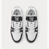 LV Trainers Swarovski Crystals & Monogram-Embossed Black