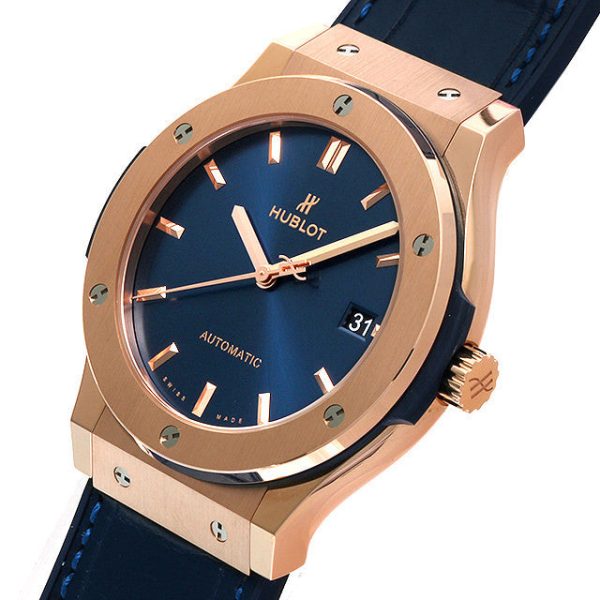 Hublot Classic Fusion King Gold Blue 45mm, Ref# 511.OX.7180.LR