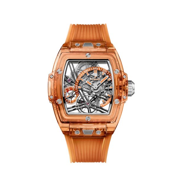 Hublot Spirit of Big Bang TOURBILLON ORANGE SAPPHIRE Ref# 645.JO.0120.RT