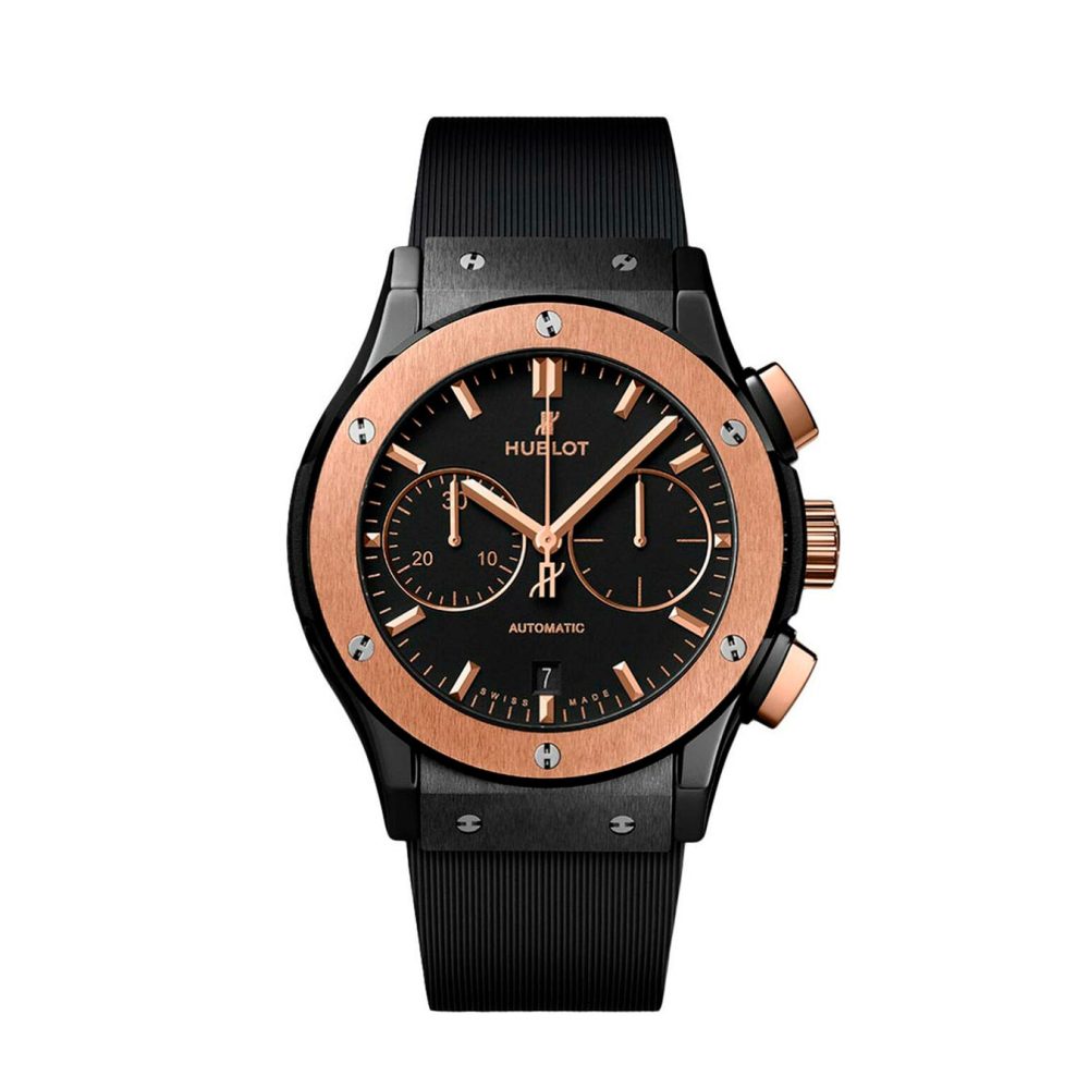 Hublot Classic Fusion Chronograph Ceramic King Gold 45mm, Ref# 521.CO.1181.LR