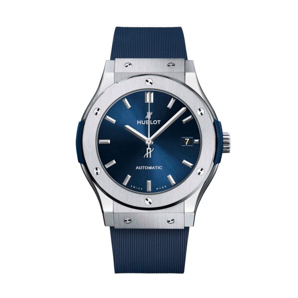 Hublot Classic Fusion Titanium Blue Ref# 511.NX.7170.RX