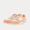 LV Trainers Nubuck  Grained Calf Leather Orange